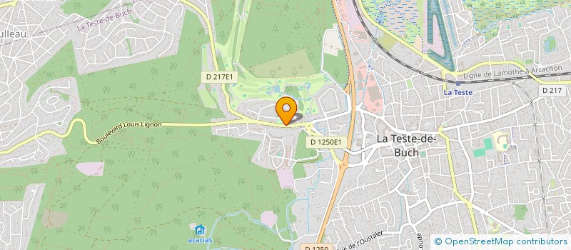 localisation de l'entreprise MADAME OLGA LYTOVCHENKO  LA TESTE-DE-BUCH