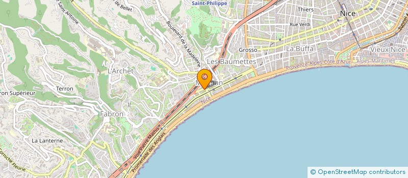 localisation de l'entreprise MADAME OLGA MADZIGON à NICE