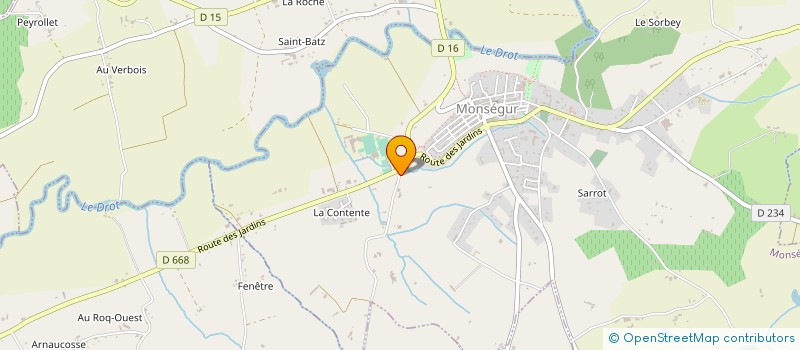 localisation de l'entreprise MADAME OLGA MALDONADO  MONSEGUR