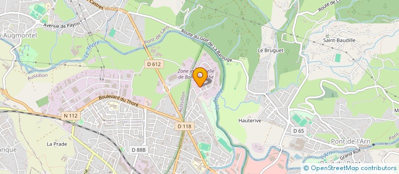 localisation de l'entreprise MADAME OLGA MALINOVSKAYA  AUSSILLON