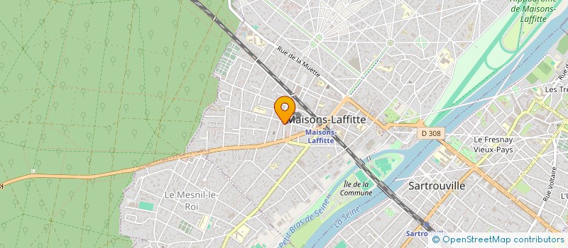 localisation de l'entreprise MADAME OLGA MAXIMOVA à MAISONS-LAFFITTE