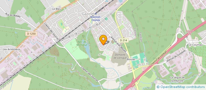 localisation de l'entreprise MADAME OLGA MERETSKAIA à CESTAS