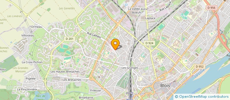 localisation de l'entreprise MADAME OLGA MINKALA BOMBA  BLOIS