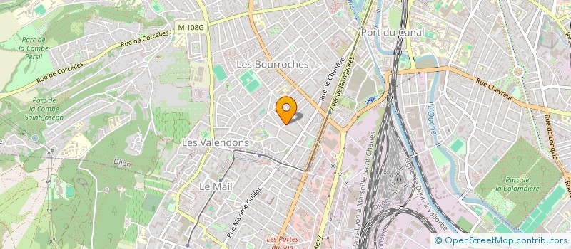 localisation de l'entreprise MADAME OLGA MONNIN à DIJON