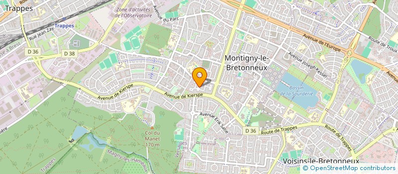 localisation de l'entreprise MADAME OLGA NASONOVA à MONTIGNY-LE-BRETONNEUX