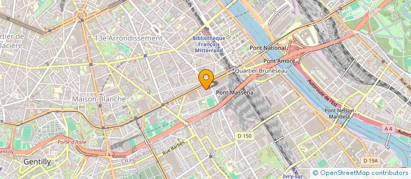 localisation de l'entreprise MADAME OLGA NGALEU MEDJIASSOM  PARIS