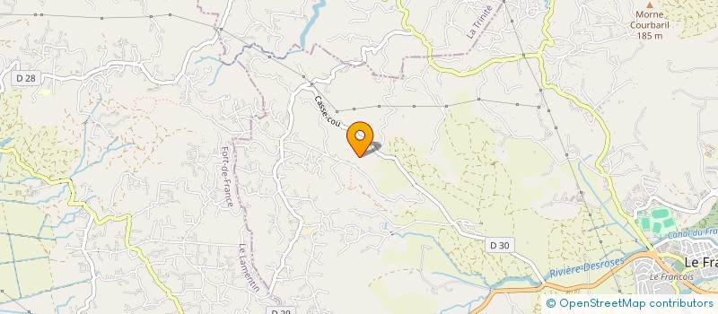 localisation de l'entreprise MADAME OLGA NIVOR  LE FRANCOIS