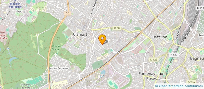 localisation de l'entreprise MADAME OLGA PAKHOMOVA à CLAMART