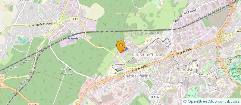 localisation de l'entreprise MADAME OLGA PANIKRATOVA  BESANCON