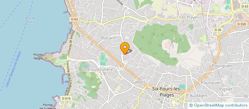 localisation de l'entreprise MADAME OLGA PETROVA à SIX-FOURS-LES-PLAGES