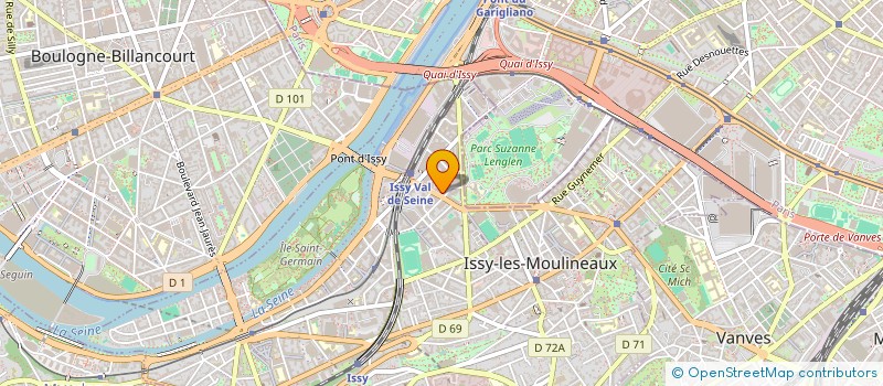 localisation de l'entreprise MADAME OLGA PONOURINA à ISSY-LES-MOULINEAUX