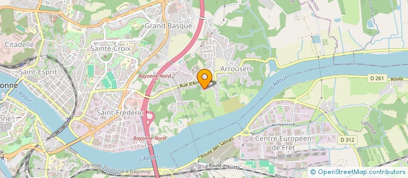 localisation de l'entreprise MADAME OLGA PYATKOVA à BAYONNE