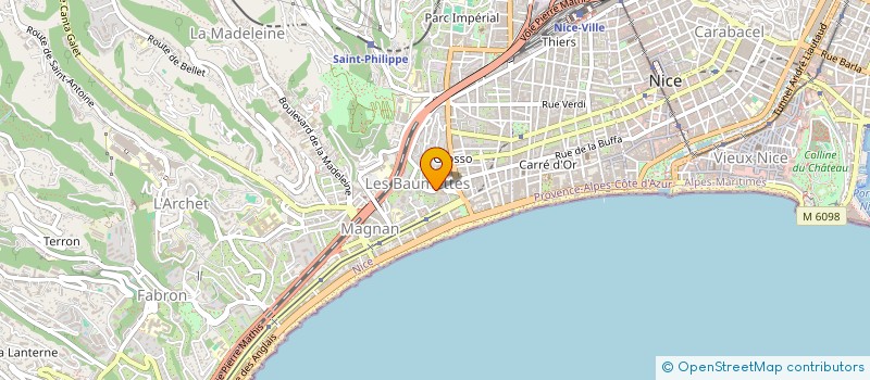 localisation de l'entreprise MADAME OLGA RECHETKINA à NICE