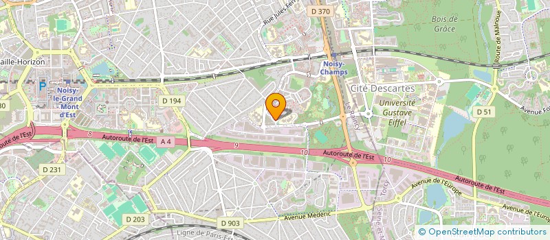 localisation de l'entreprise MADAME OLGA REGINE DIRA à NOISY-LE-GRAND