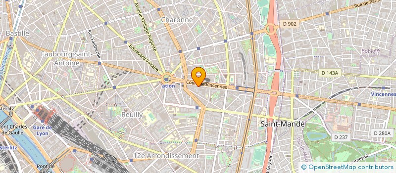 localisation de l'entreprise MADAME OLGA ROSLIAKOVA  PARIS