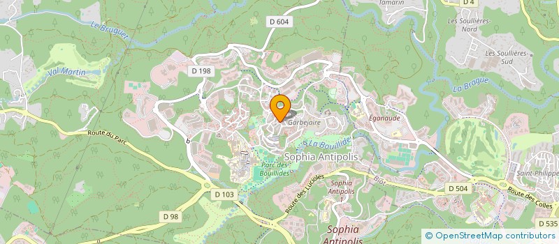 localisation de l'entreprise MADAME OLGA ROUDAKOVA à VALBONNE