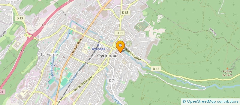 localisation de l'entreprise MADAME OLGA RUMINSKA à OYONNAX