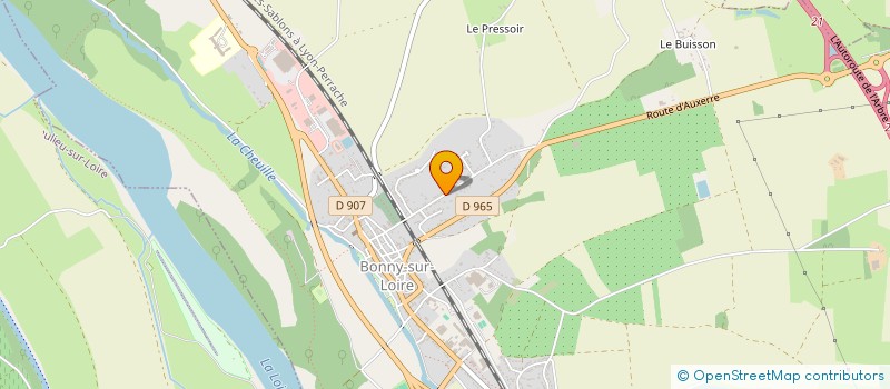 localisation de l'entreprise MADAME OLGA SADOVNIC à BONNY-SUR-LOIRE