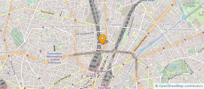 localisation de l'entreprise MADAME OLGA SAMBA LOUMPANGOU à PARIS