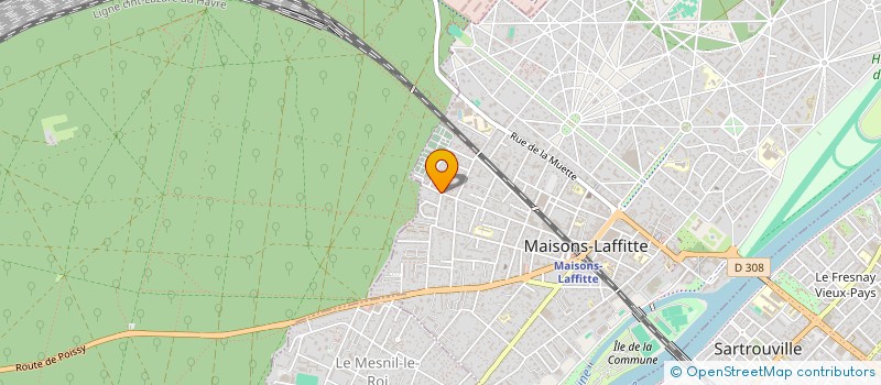 localisation de l'entreprise MADAME OLGA SCHRAMM  MAISONS-LAFFITTE