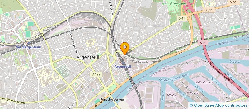 localisation de l'entreprise MADAME OLGA SHVETS  ARGENTEUIL