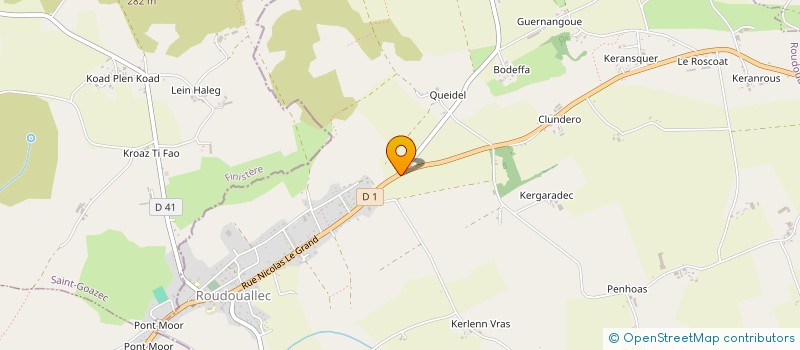 localisation de l'entreprise MADAME OLGA SIOHAN  ROUDOUALLEC