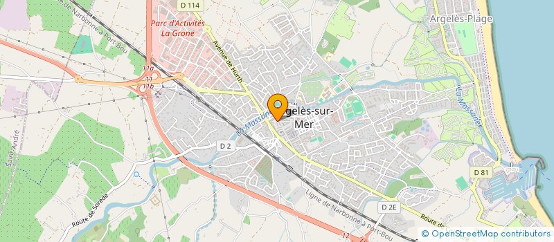 localisation de l'entreprise MADAME OLGA SMIRNOVA  ARGELES-SUR-MER