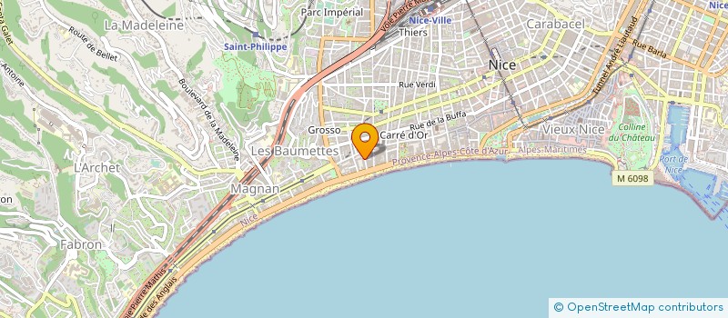 localisation de l'entreprise MADAME OLGA SNETKOVA à NICE