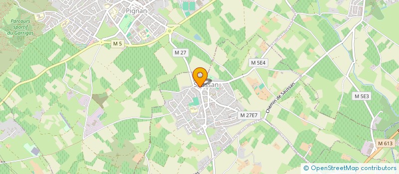 localisation de l'entreprise MADAME OLGA-SOPHIE PEREIRA  SAUSSAN