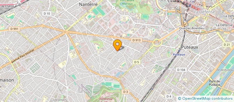 localisation de l'entreprise MADAME OLGA SPINELLI à NANTERRE