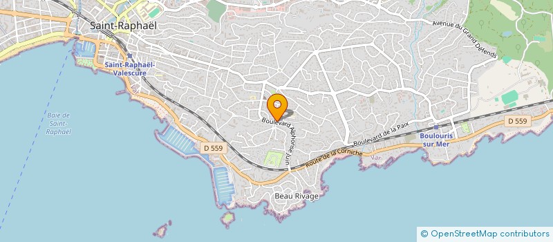 localisation de l'entreprise MADAME OLGA STOLIARCHUK à SAINT-RAPHAEL