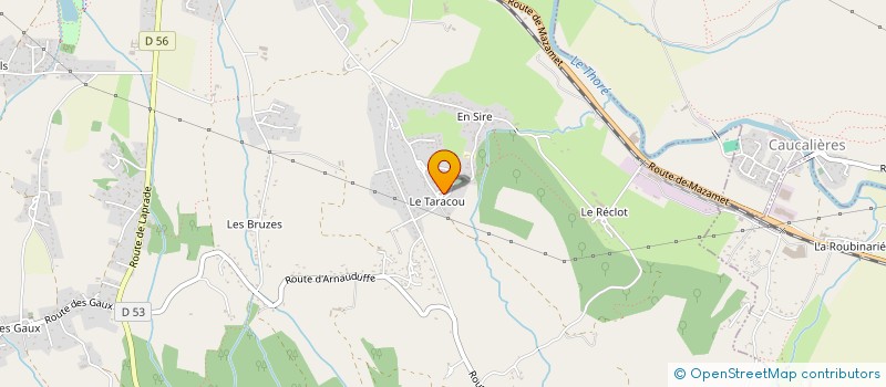 localisation de l'entreprise MADAME OLGA TARDIEU  VIVIERS-LES-MONTAGNES