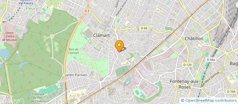localisation de l'entreprise MADAME OLGA TOUBOLTSEVA à CLAMART