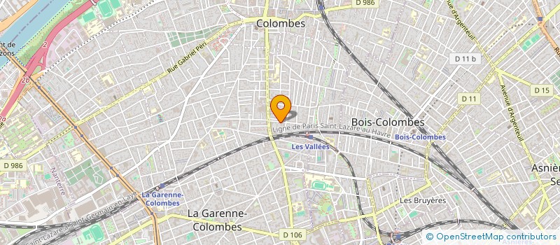 localisation de l'entreprise MADAME OLGA VAICHNER  COLOMBES