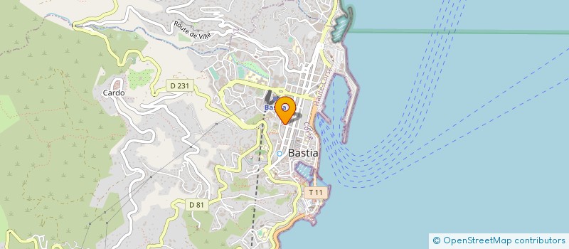 localisation de l'entreprise MADAME OLGA VALERY à BASTIA