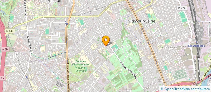 localisation de l'entreprise MADAME OLGA VIDJANNAGNI  VITRY SUR SEINE