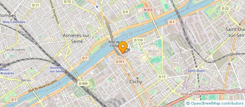 localisation de l'entreprise MADAME OLGA VINOGRADOVA  CLICHY