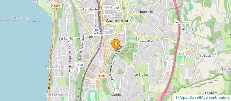 localisation de l'entreprise MADAME OLGA VITT  AIX-LES-BAINS