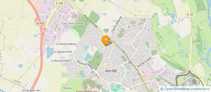localisation de l'entreprise MADAME OLGA VOSTRIKOVA à AVRILLE