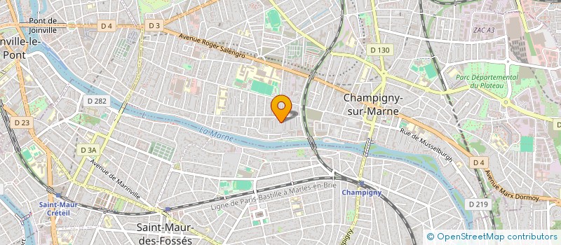 localisation de l'entreprise MADAME OLGA WADIABANTOU à CHAMPIGNY-SUR-MARNE