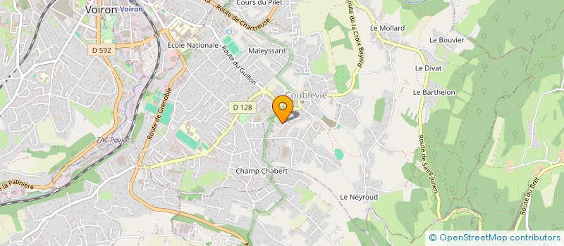 localisation de l'entreprise MADAME OLGA WOJDAS  COUBLEVIE