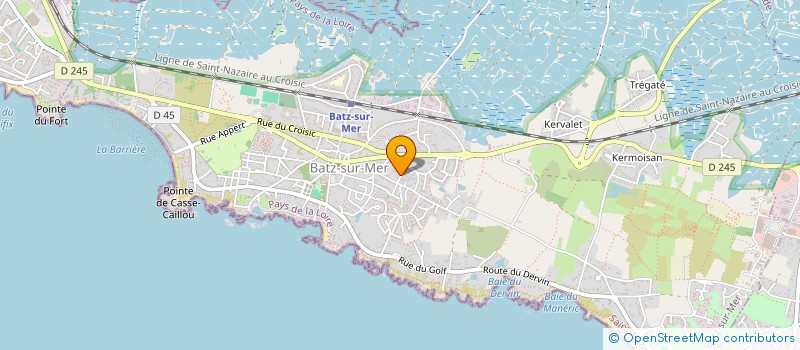 localisation de l'entreprise MADAME OLHA BIELIK à BATZ-SUR-MER