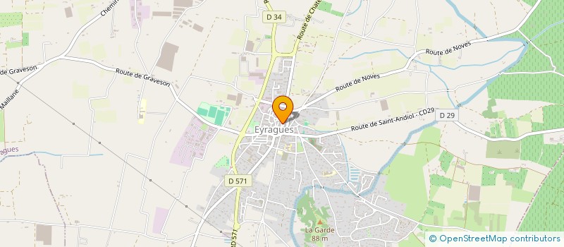 localisation de l'entreprise MADAME OLHA DZHELEBOVA  EYRAGUES