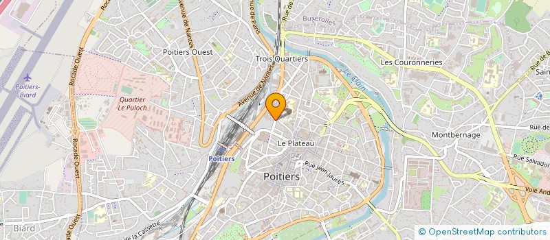 localisation de l'entreprise MADAME OLHA ILINYKH  POITIERS