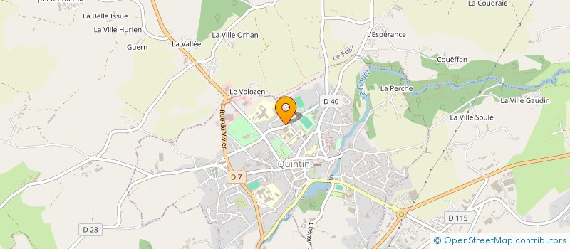 localisation de l'entreprise MADAME OLHA LAVROVA  QUINTIN