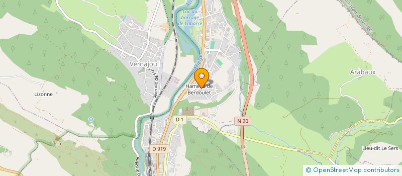 localisation de l'entreprise MADAME OLHA TAKTASHOVA  FOIX