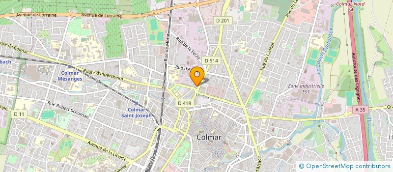 localisation de l'entreprise MADAME OLHA TROTSENKO  COLMAR