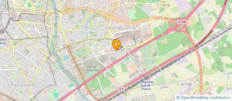 localisation de l'entreprise MADAME OLIA BOUKHEZRA à MONTPELLIER