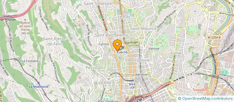 localisation de l'entreprise MADAME OLIANA GILCA à NICE