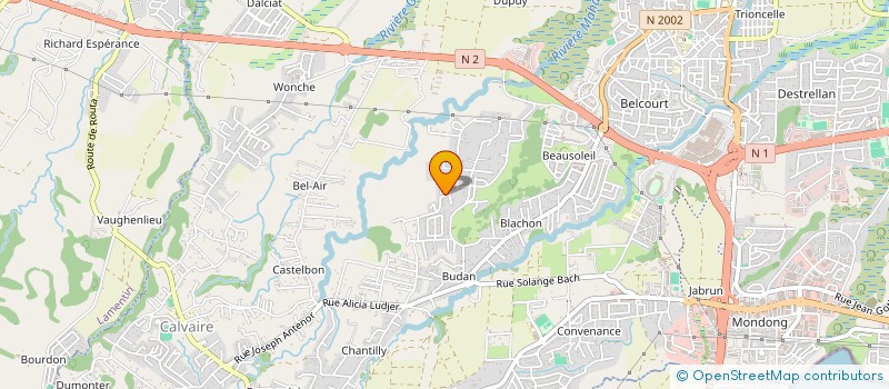 localisation de l'entreprise MADAME OLIKAH WALDREN  BAIE-MAHAULT